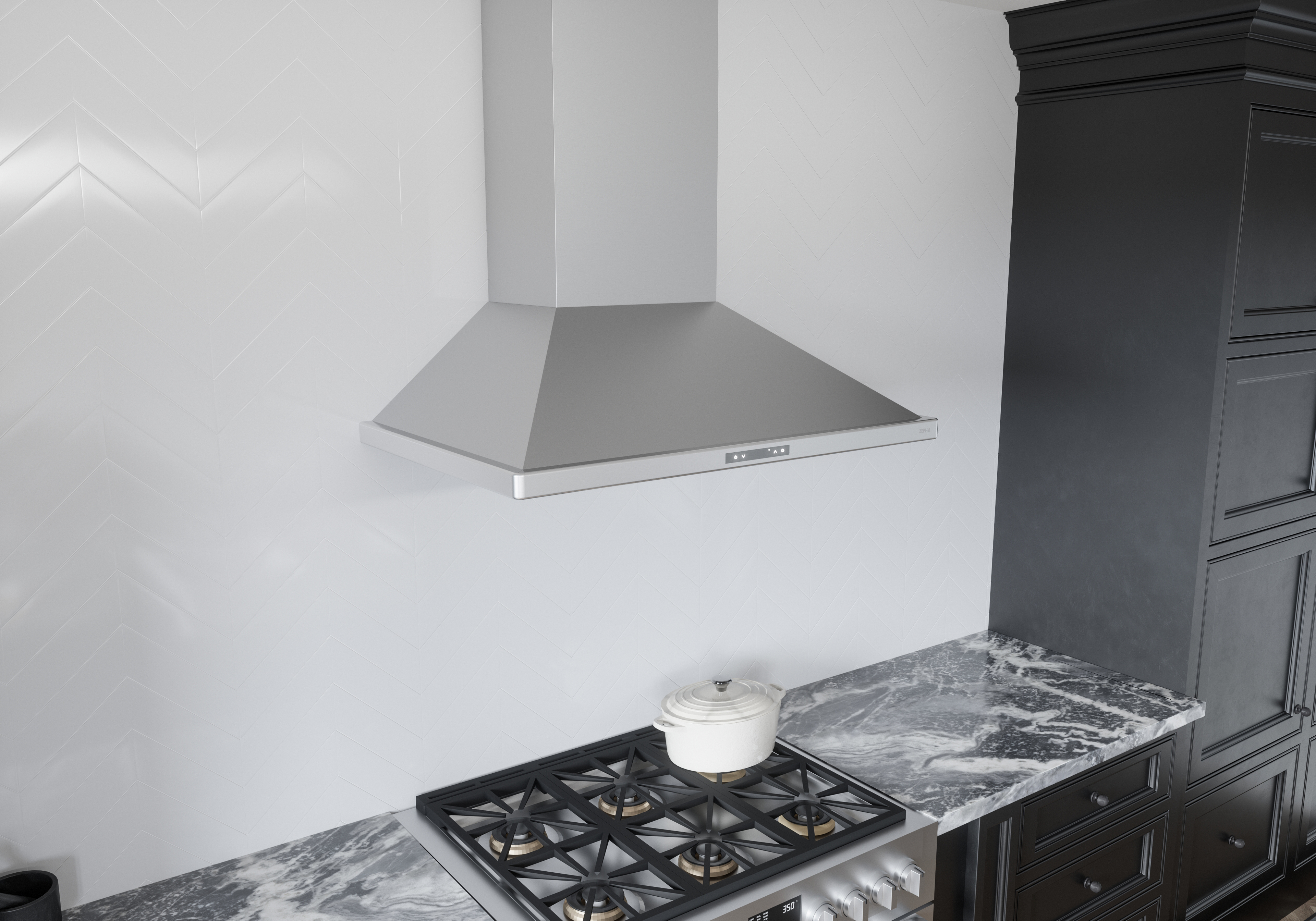 Zephyr ZVEE36DS Wall Mount Convertible Range Hood Stainless