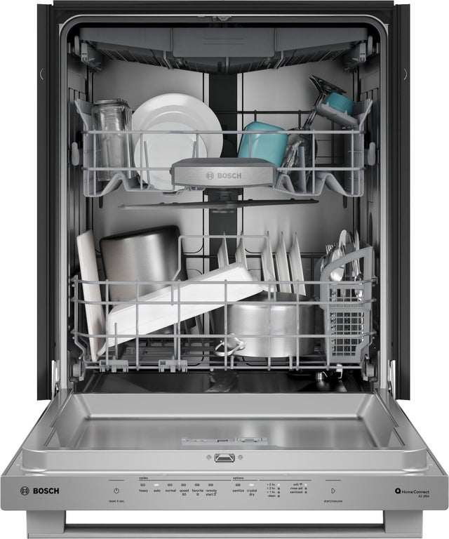Bosch SHX78DM5N 24 Inch Fully Integrated Built-In Smart Dishwasher...