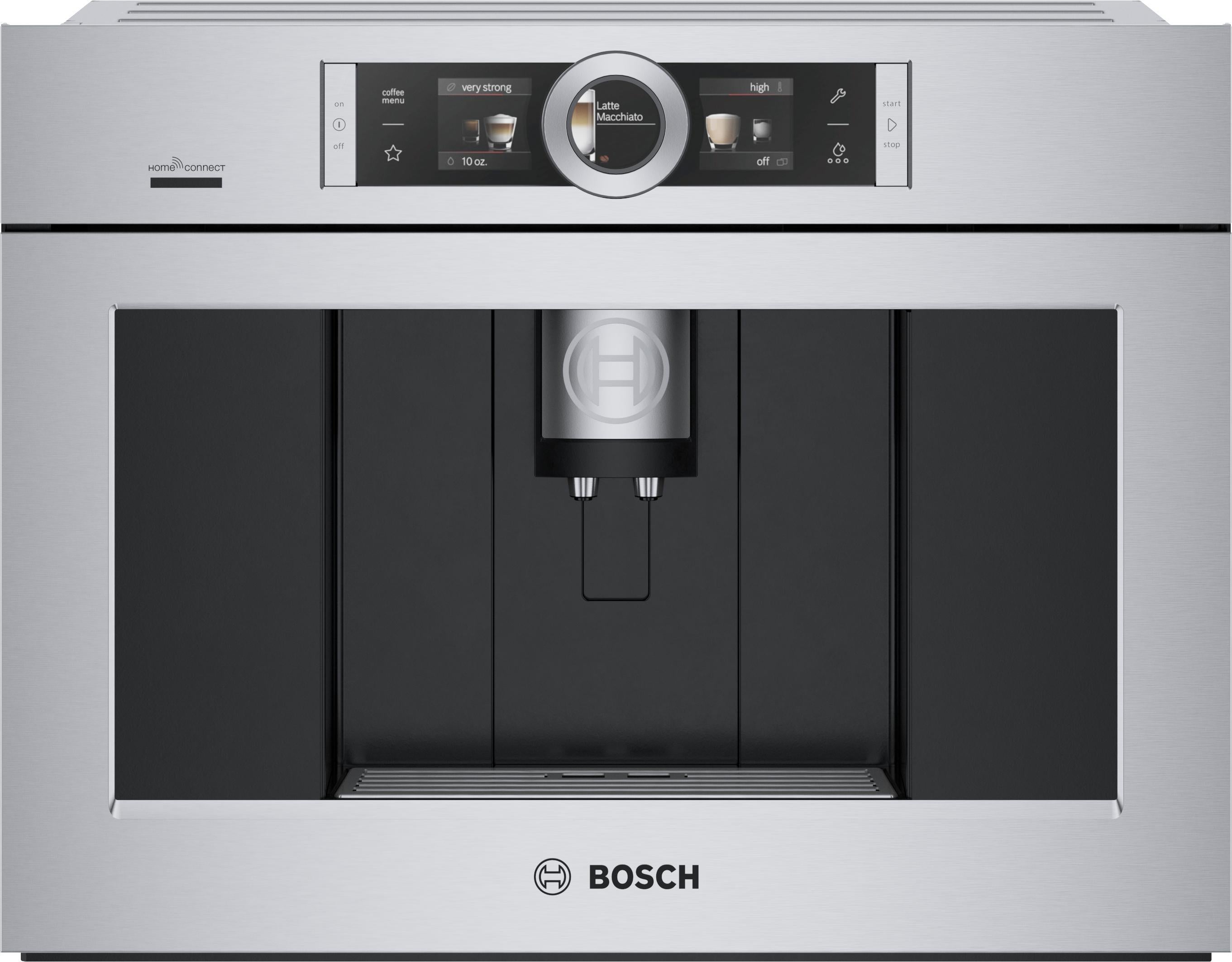 Bosch BCM8450UC 24 Inch Smart Built-in Coffee Machine Stainless