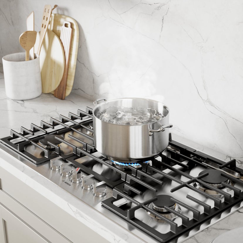 Bosch NGM3650UC 300 Series,36&quot; Gas Cooktop,5 Burner,SS: Stain...