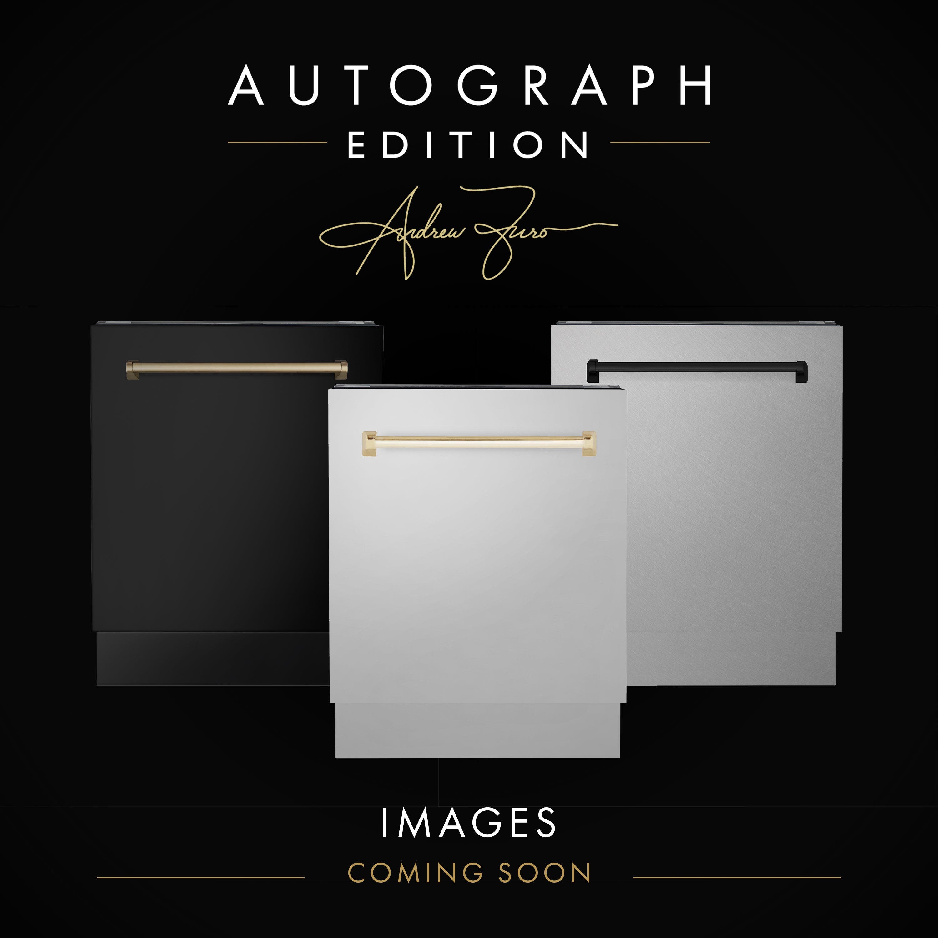 Zline DPVZWM24MB White Matte With Matte Black Handle