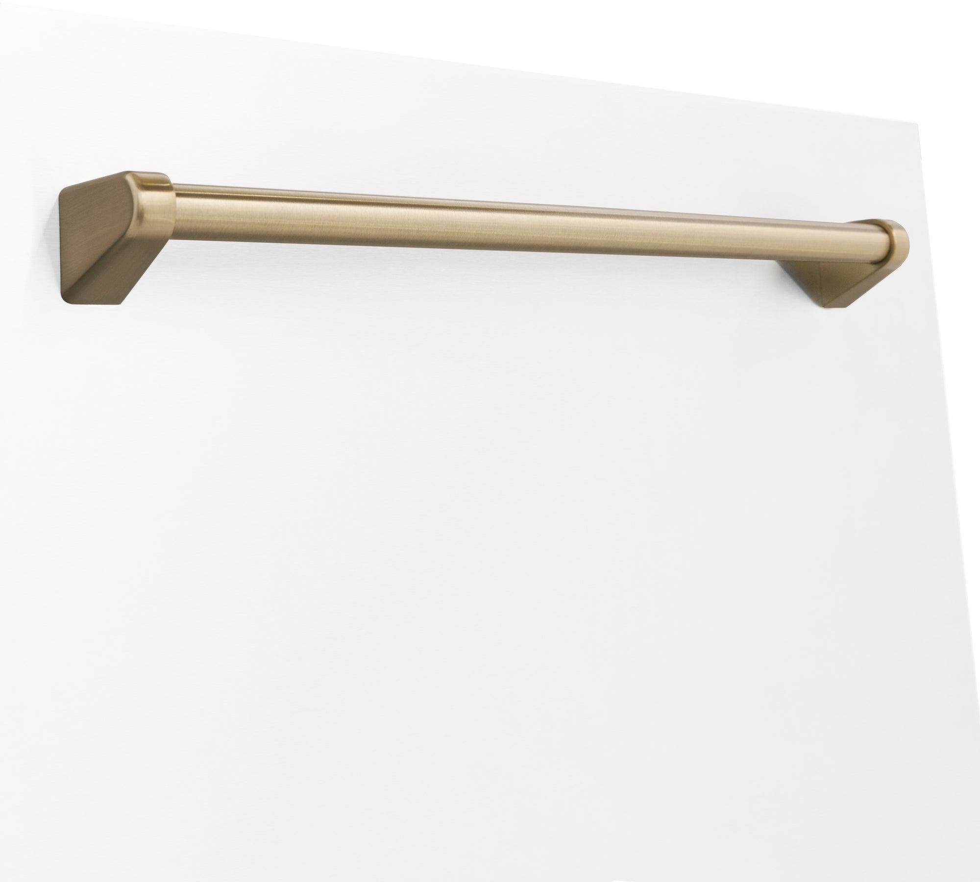 Zline DPMTZWM24MB White Matte With Matte Black Handle