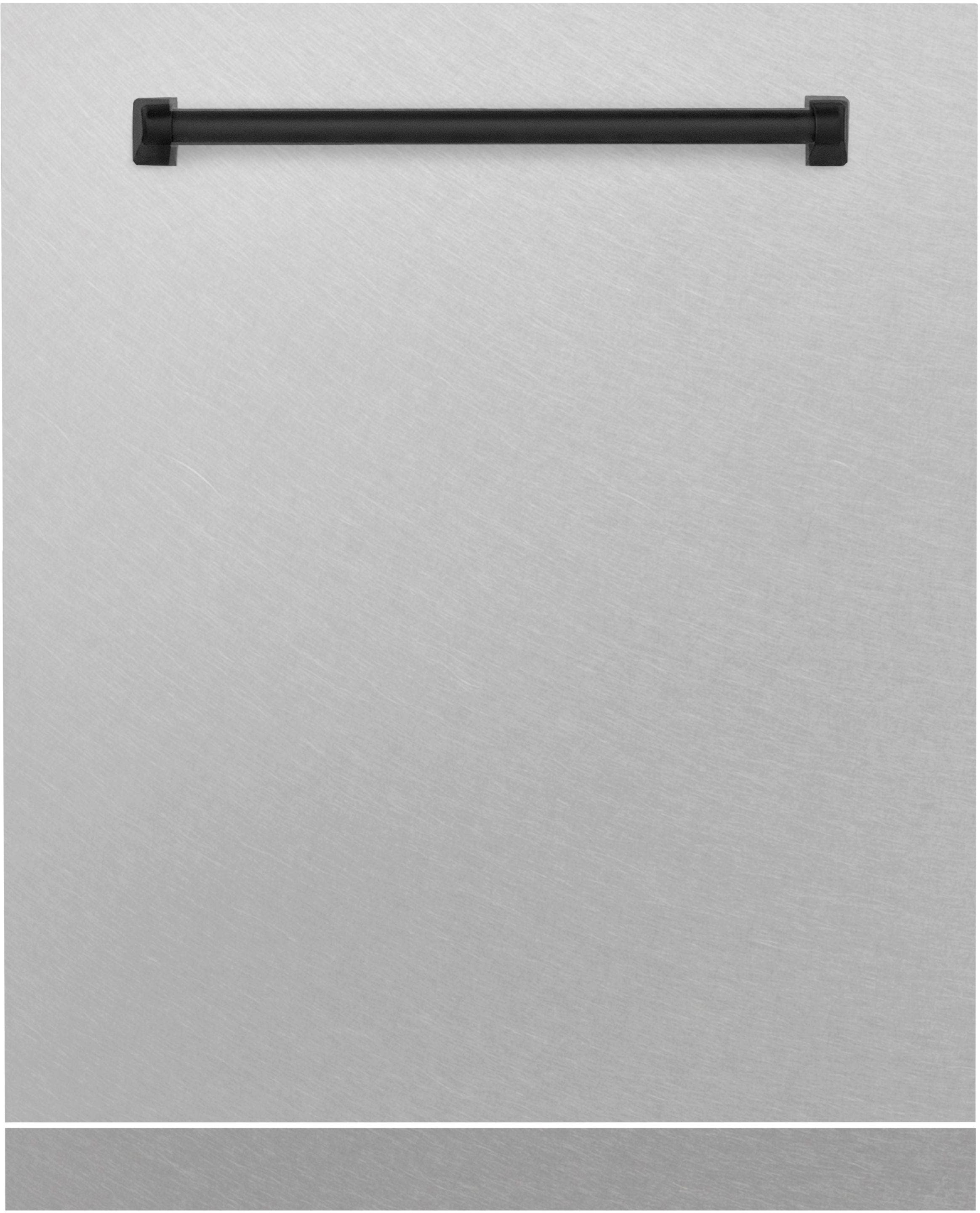 Zline DPMTZSN24MB Fingerprint Resistant Stainless Steel With Matte B...