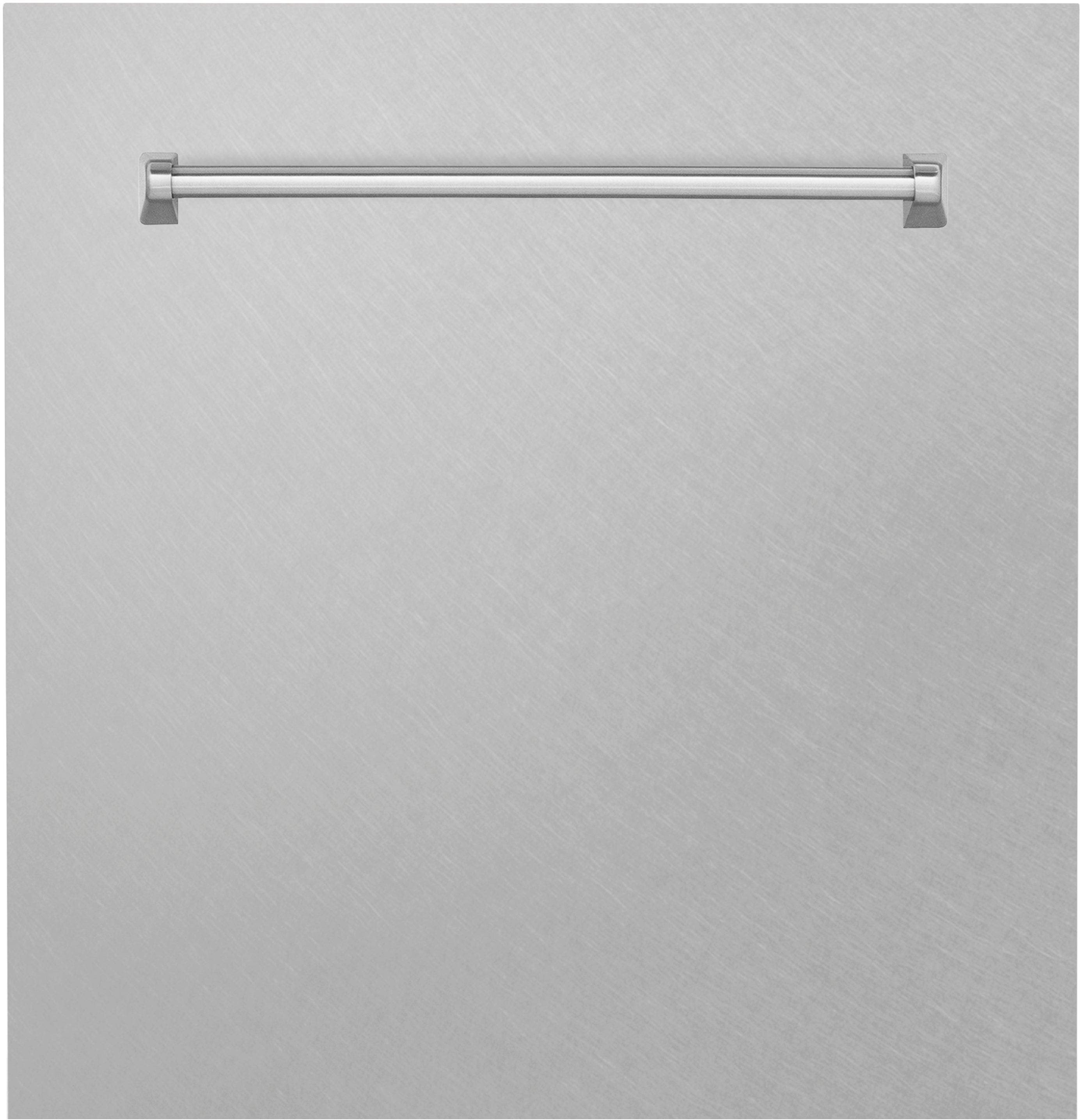 Zline DPMTWM24 White Matte With Traditional Handle