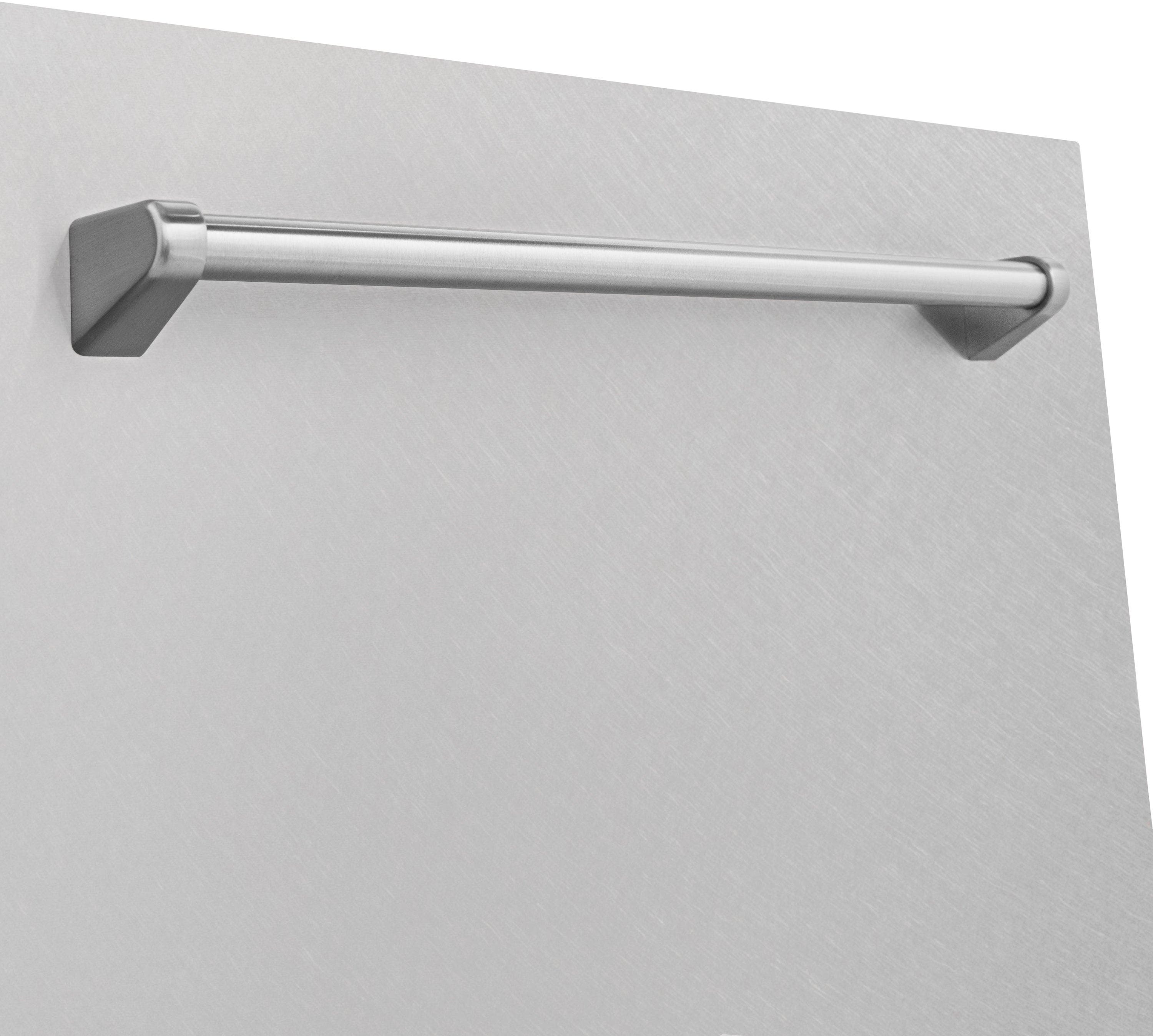 Zline DPMTWM24 White Matte With Traditional Handle