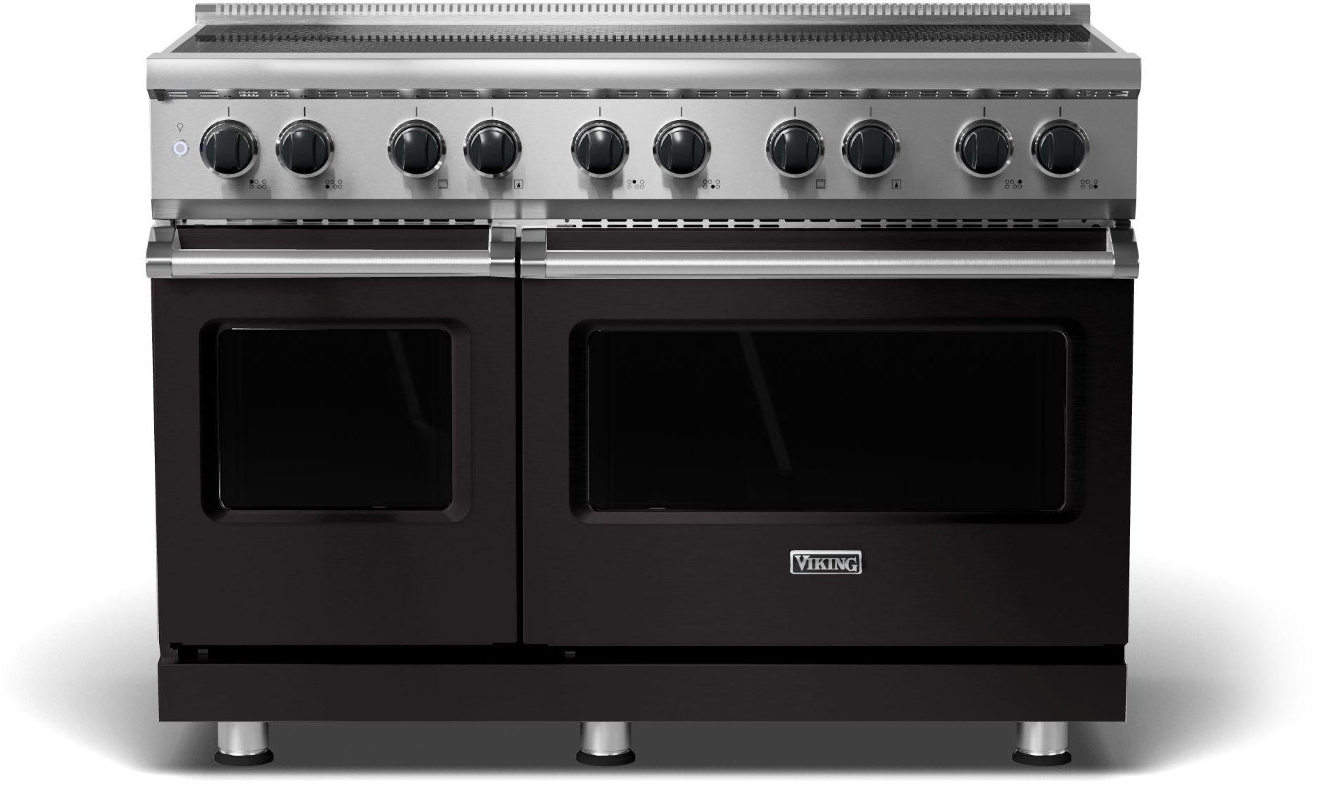 Viking VIR54836BCS 48 Inch Freestanding Induction Range Cast Black