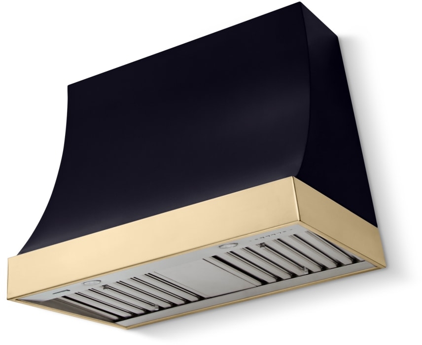 Gloss Black, Polished Brass