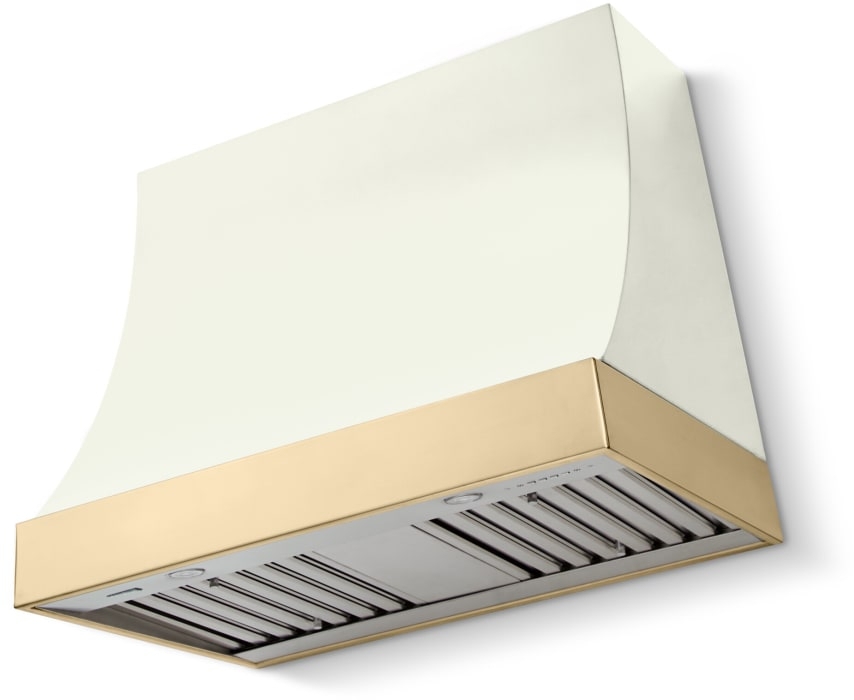 Pure White, Polished Brass