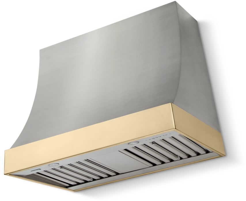 Stainless Steel, Polished Brass