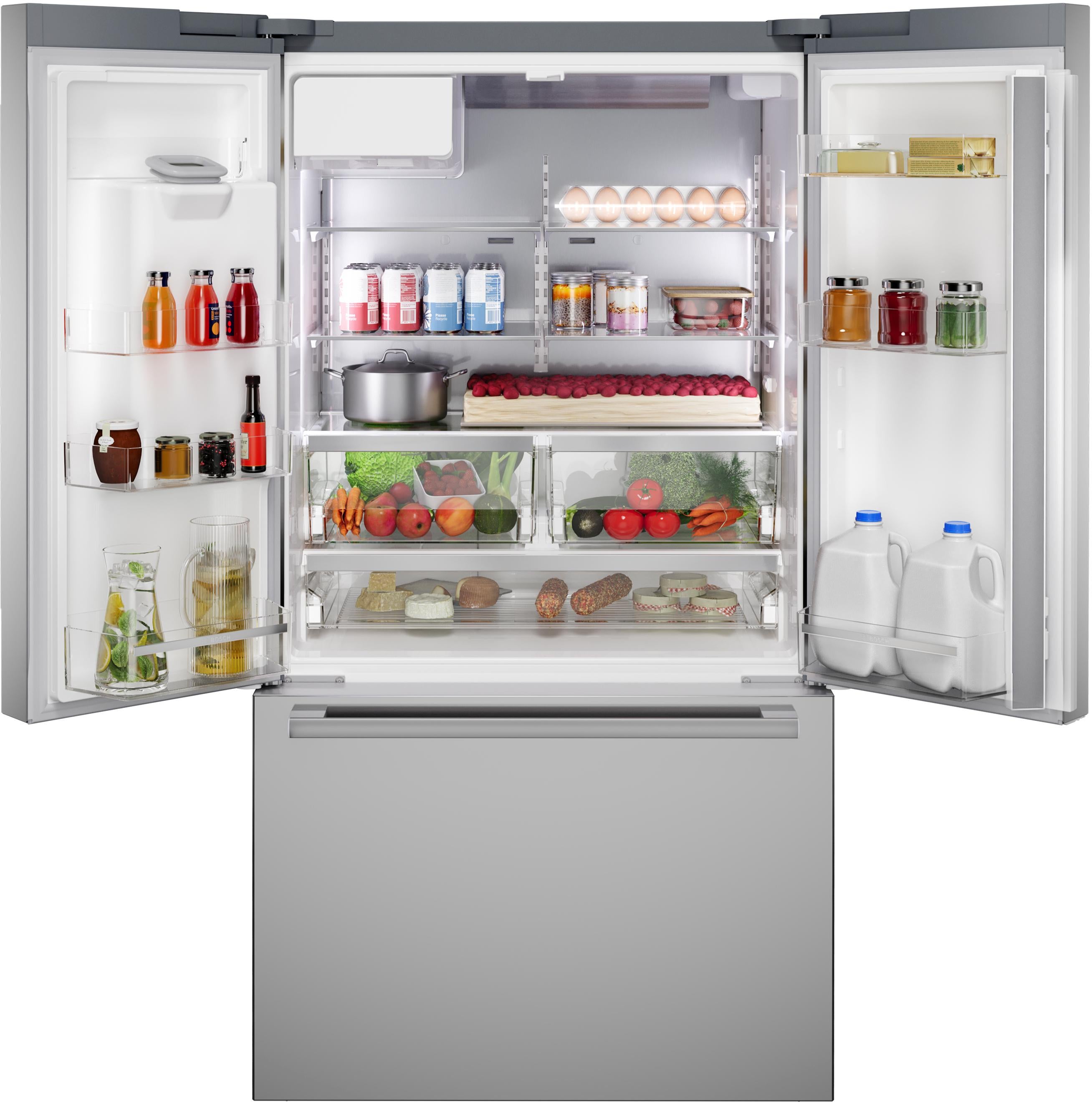 Bosch B36CD52SNS 36 Inch Freestanding French Door Smart