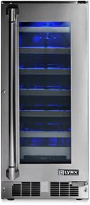 15 Inch Outdoor Wine Refrigerator, R600a Compliant, Electronic Controls, LED Interior Lighting, Door Lock, Reversible