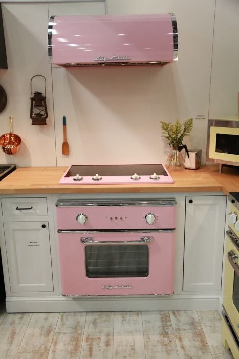 Big Chill BCWO30BY 30 Inch Retro Electric Wall Oven: Buttercup Yellow