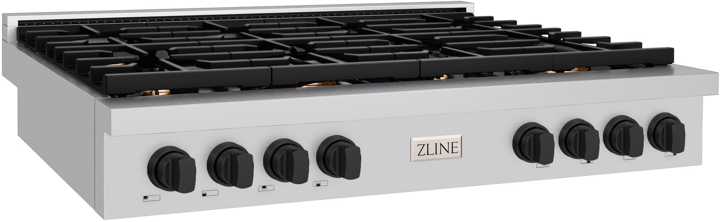 Zline SRTZ48MB Stainless Steel With Matte Black Accents