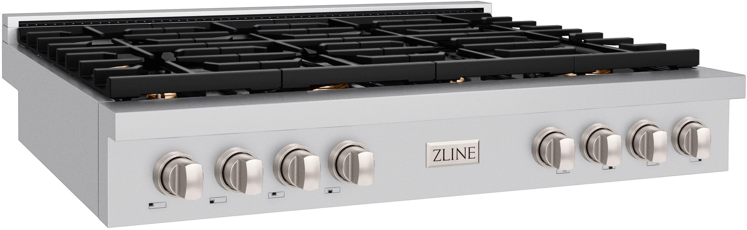 Zline SRTBR48 Stainless Steel With Brass Burners