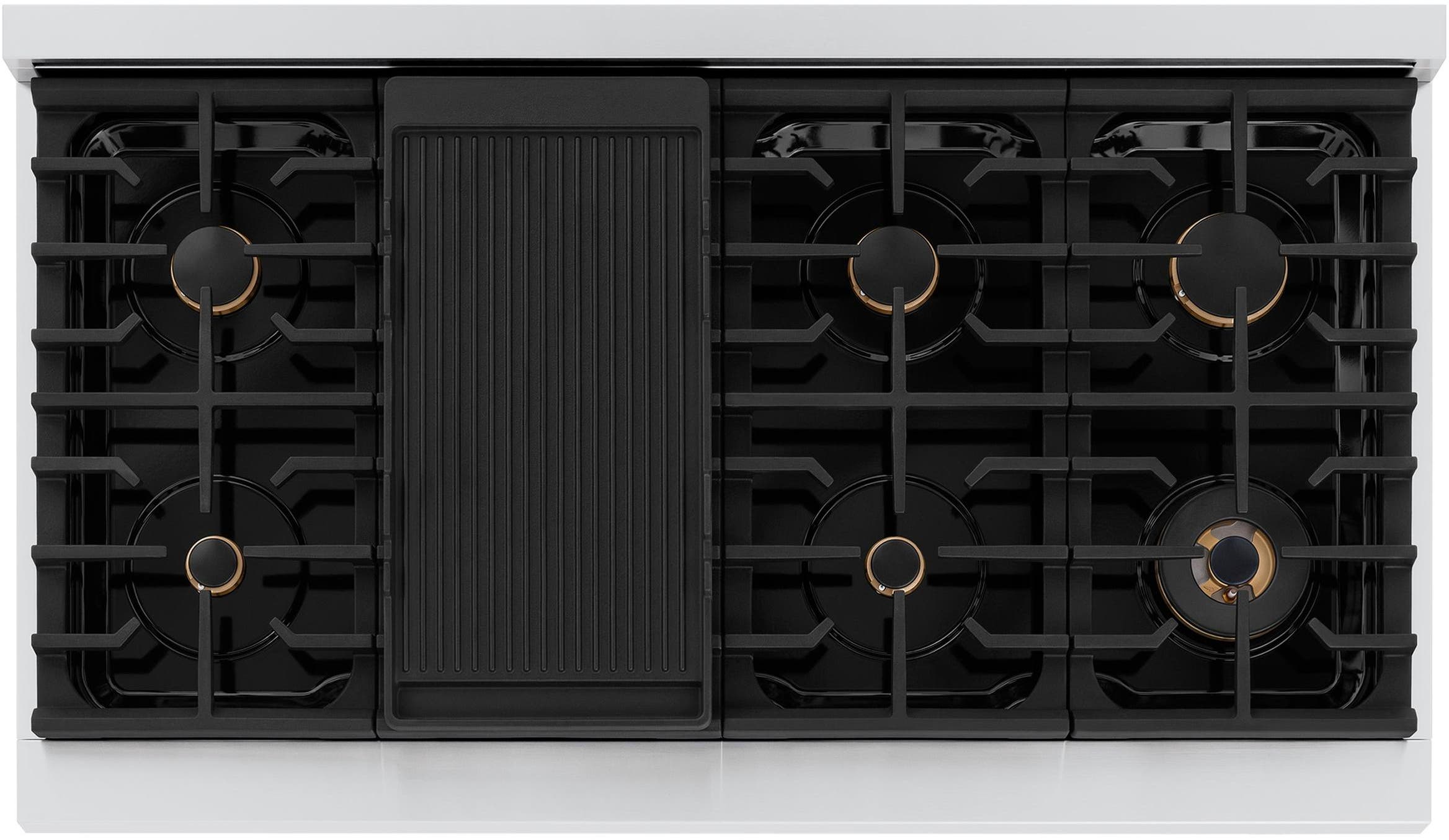Zline SRTBR48 Stainless Steel With Brass Burners