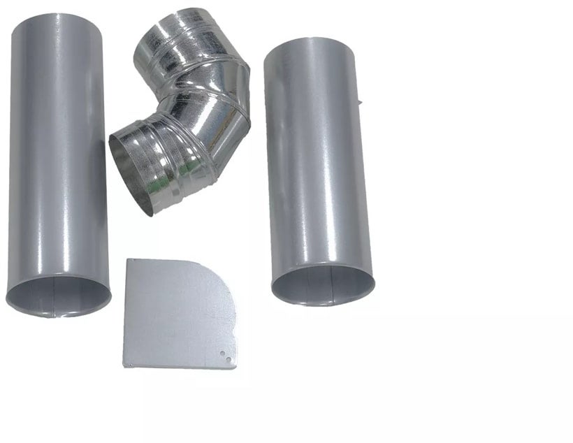 LG 383EEL9001B Dryer Side Vent Kit: Stainless Stainless Steel