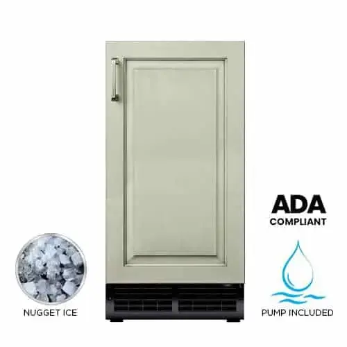 XO XOUIM1585NOPA 15 Inch Panel Ready Built-In Undercounter Nugget
