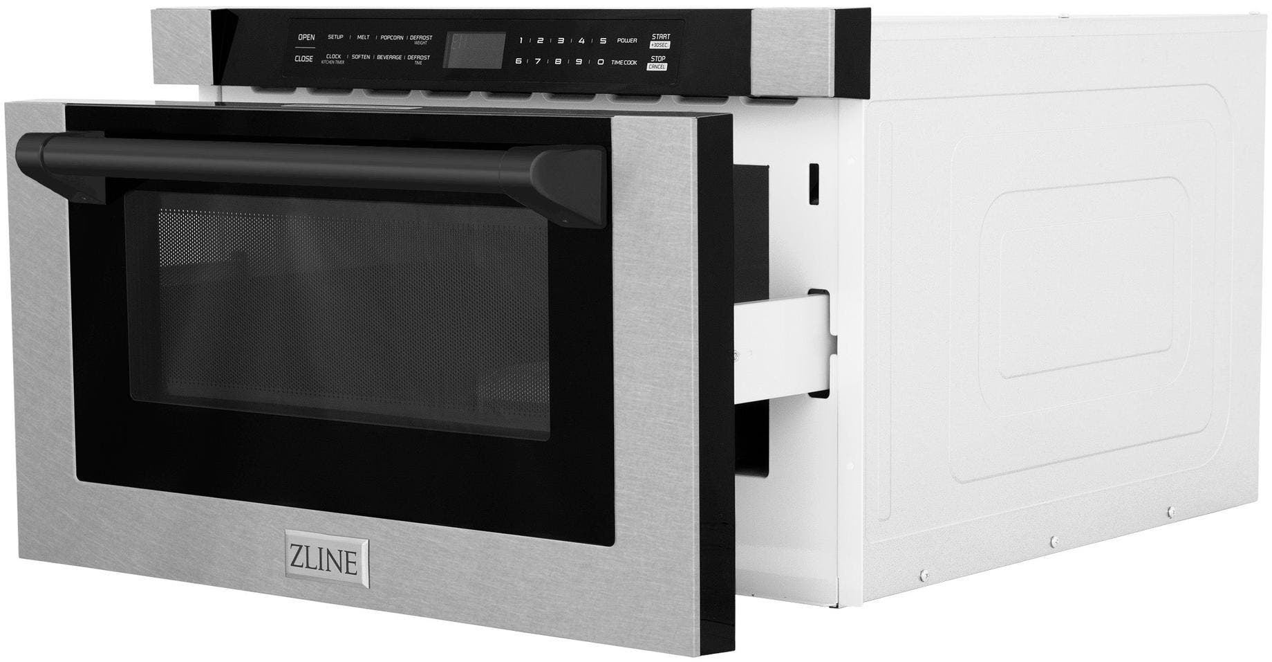 Zline MWDZ1HSSMB Fingerprint Resistant Stainless Steel With Matte B...