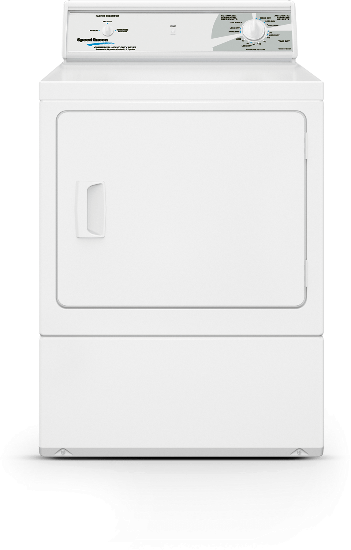 Speed Queen DV2000WG 27 Inch Gas Dryer White | Plesser's Appliances