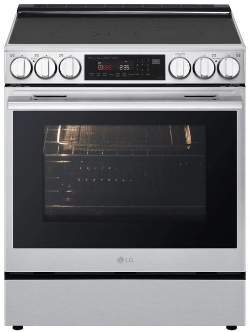 LG LSEL6335XE 30 Inch Slide-In Smart Electric Range Printproof