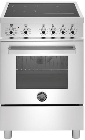 Bertazzoni PRO244IFEMXB 24 Inch Professional Series Induction