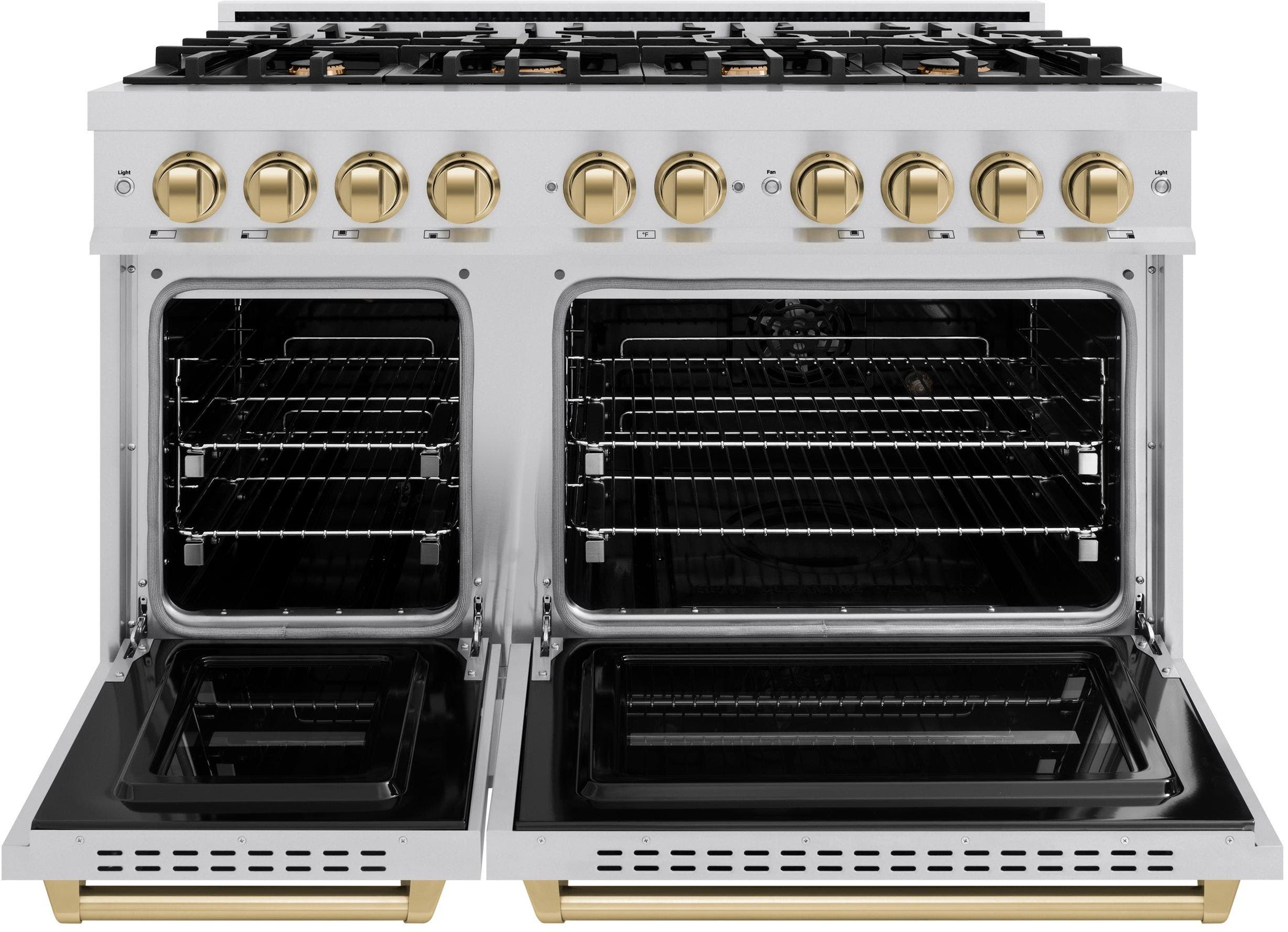 Zline CDRZ48CB Stainless Steel With Champagne Bronze Accents