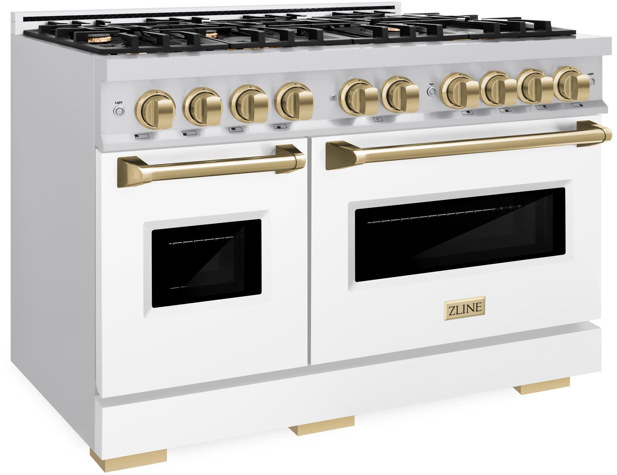 Zline CDRZWM48CB Stainless Steel With White Matte Door And Champagn...