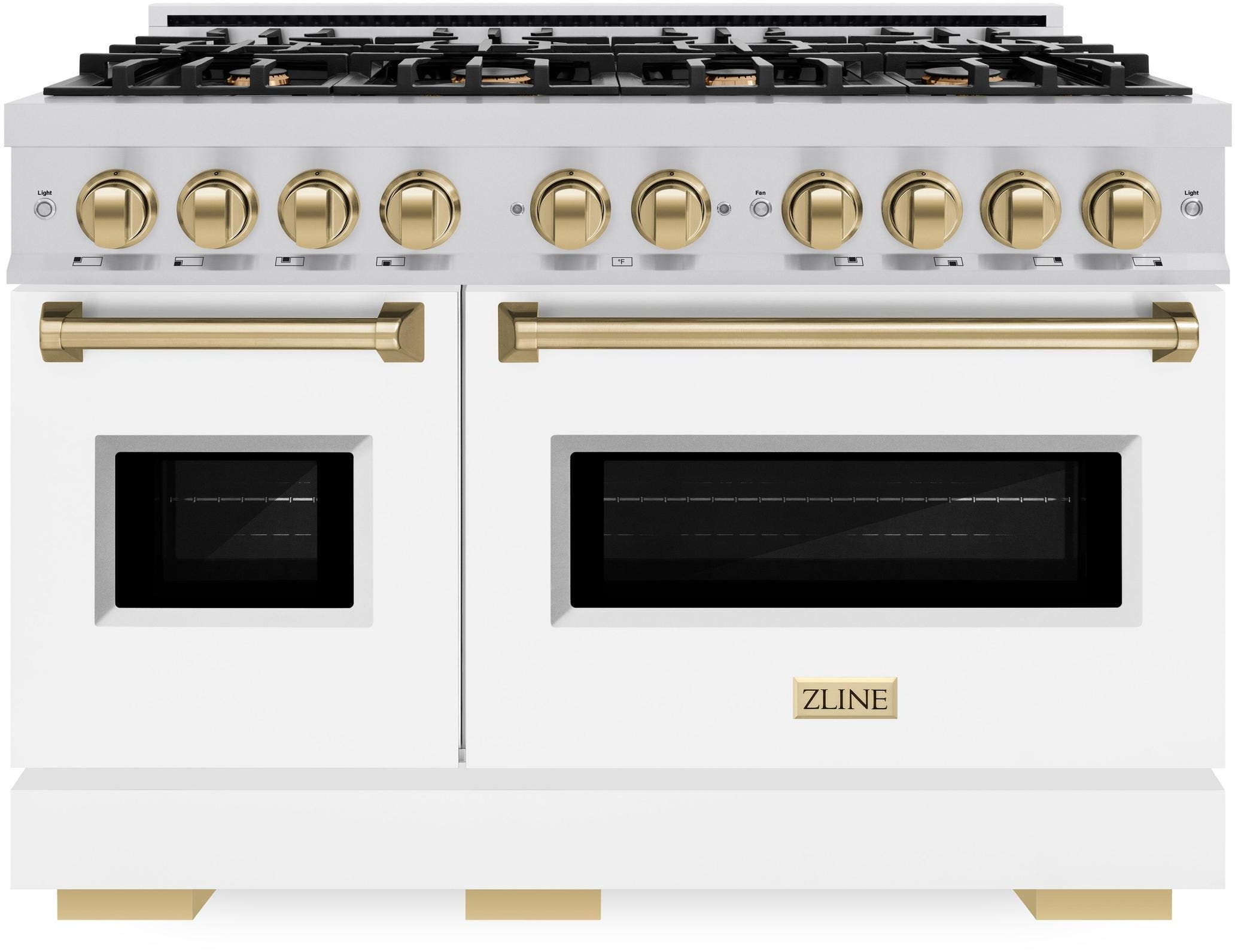 Zline CDRZWM48CB Stainless Steel With White Matte Door And Champagn...