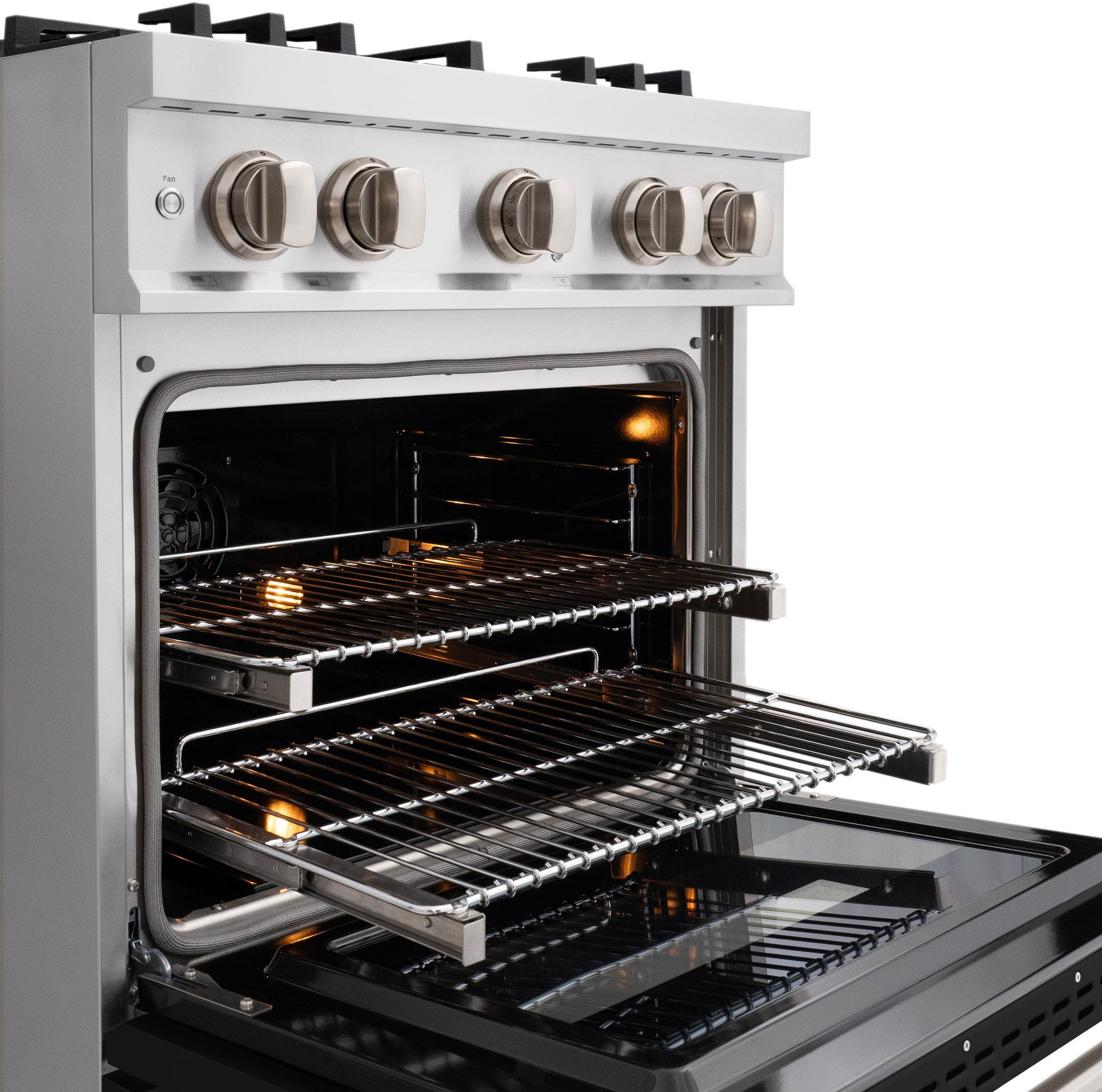 Zline HDRBLM30 Stainless Steel With Black Matte Door