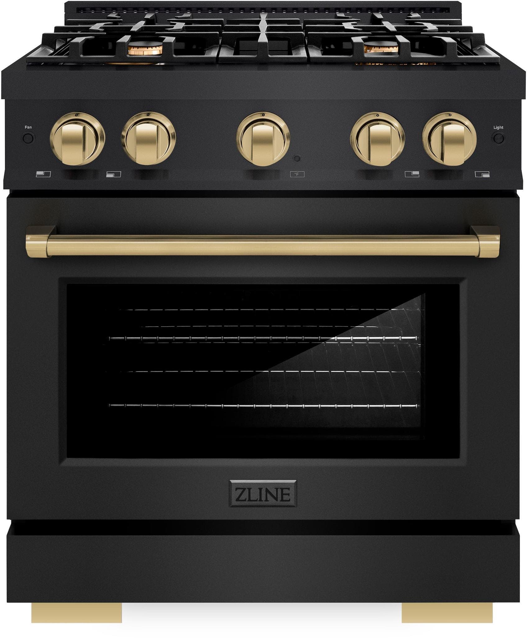 Zline HGRBZ30CB Black Stainless Steel With Champagne Bronze Accent...