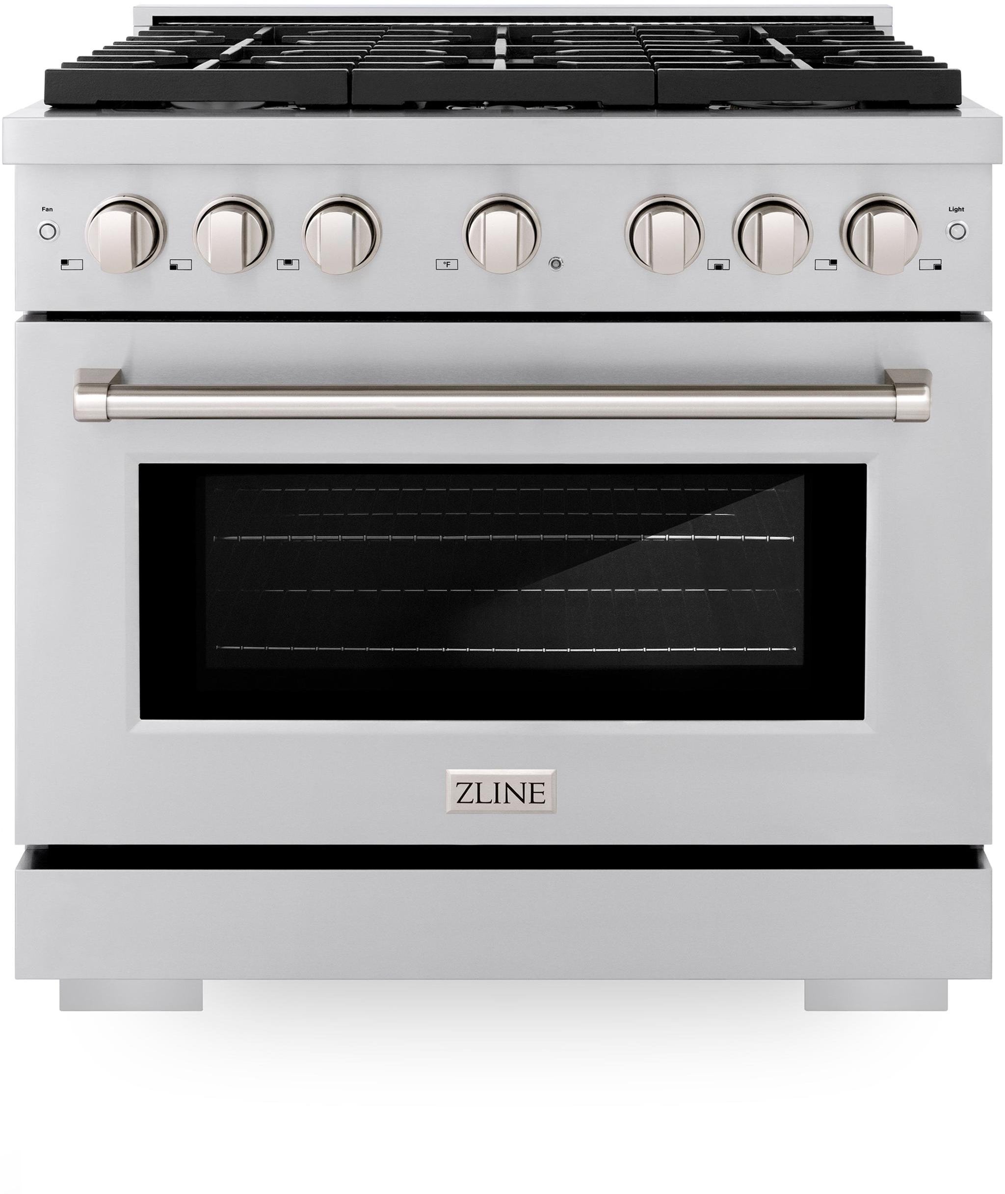 Zline SDR36 36 Inch 5.2 Cu. Ft. Paramount Dual Fuel Range