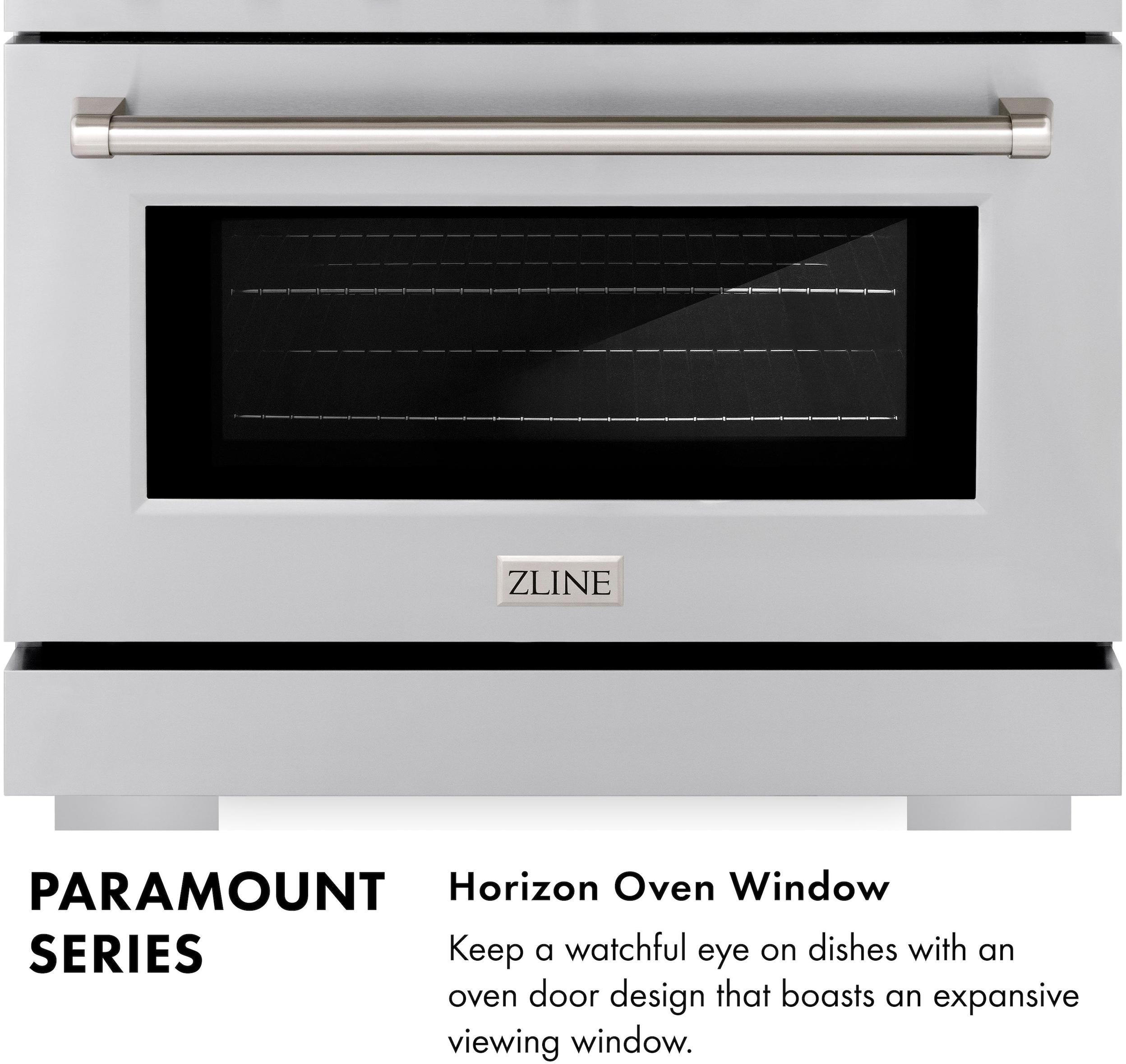 Zline SDR36 36 Inch 5.2 Cu. Ft. Paramount Dual Fuel Range