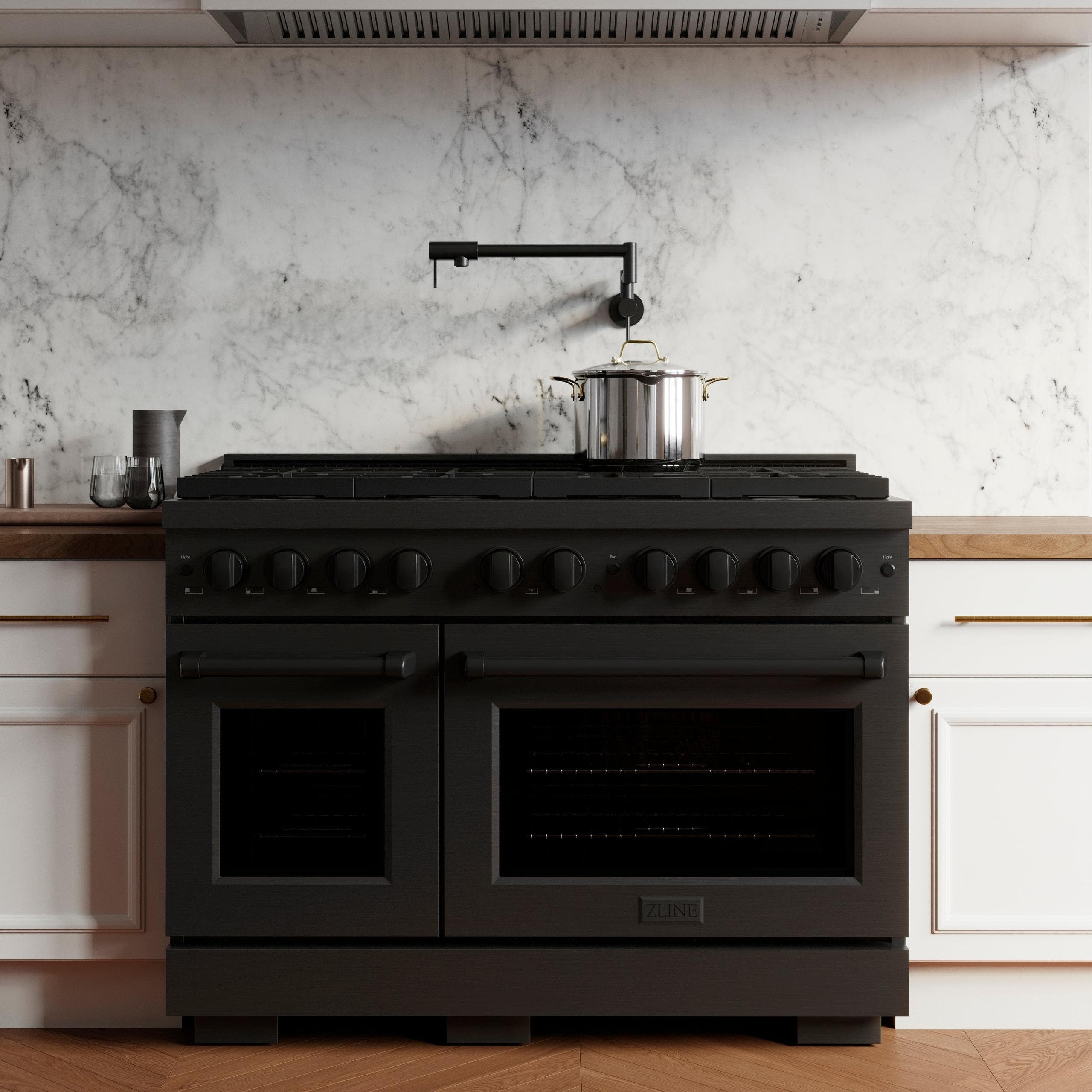 Zline SDRB48 Black Stainless Steel