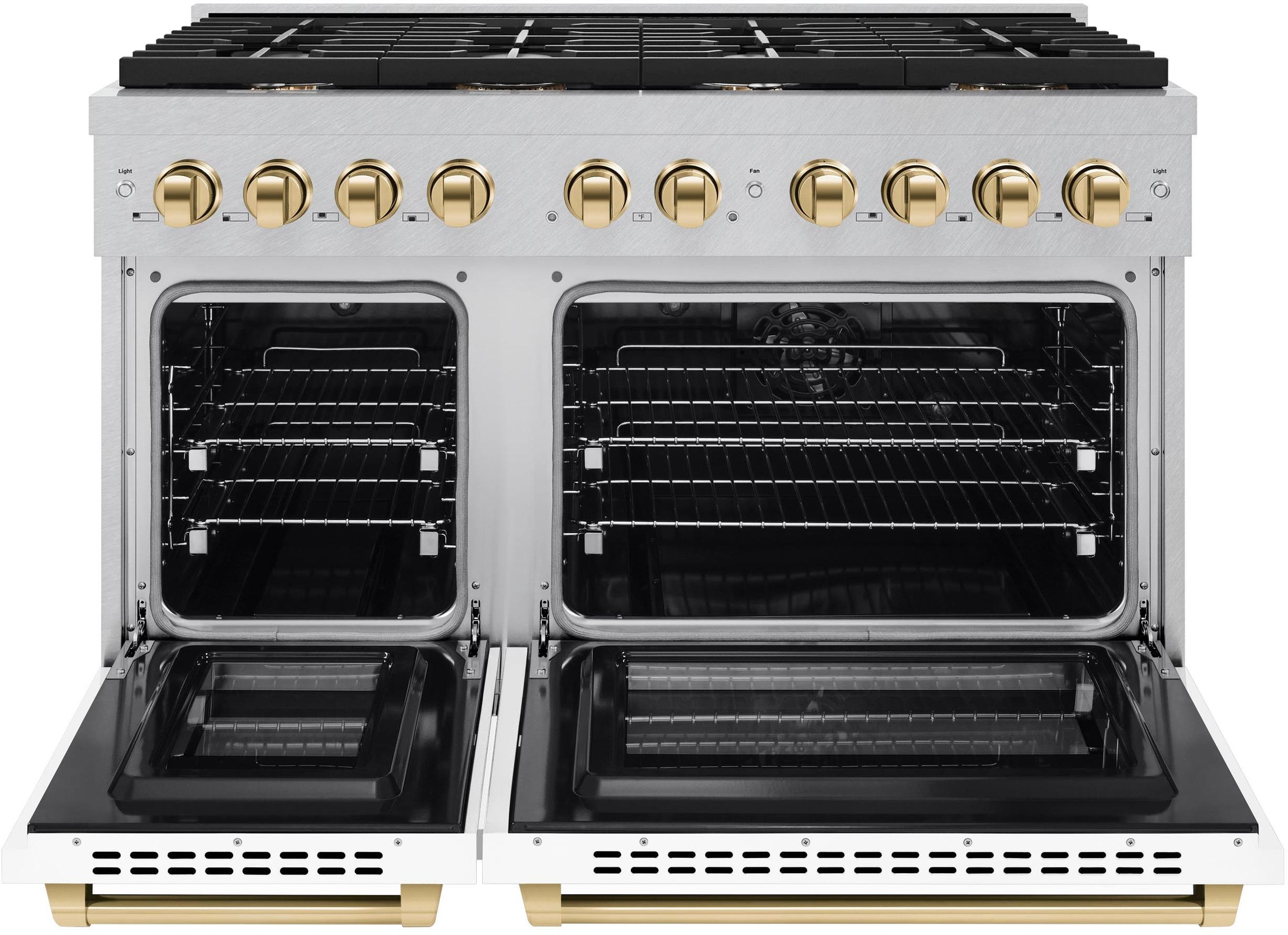 Zline SDRSZWM48G DuraSnow Stainless Steel With White Matte Door And...