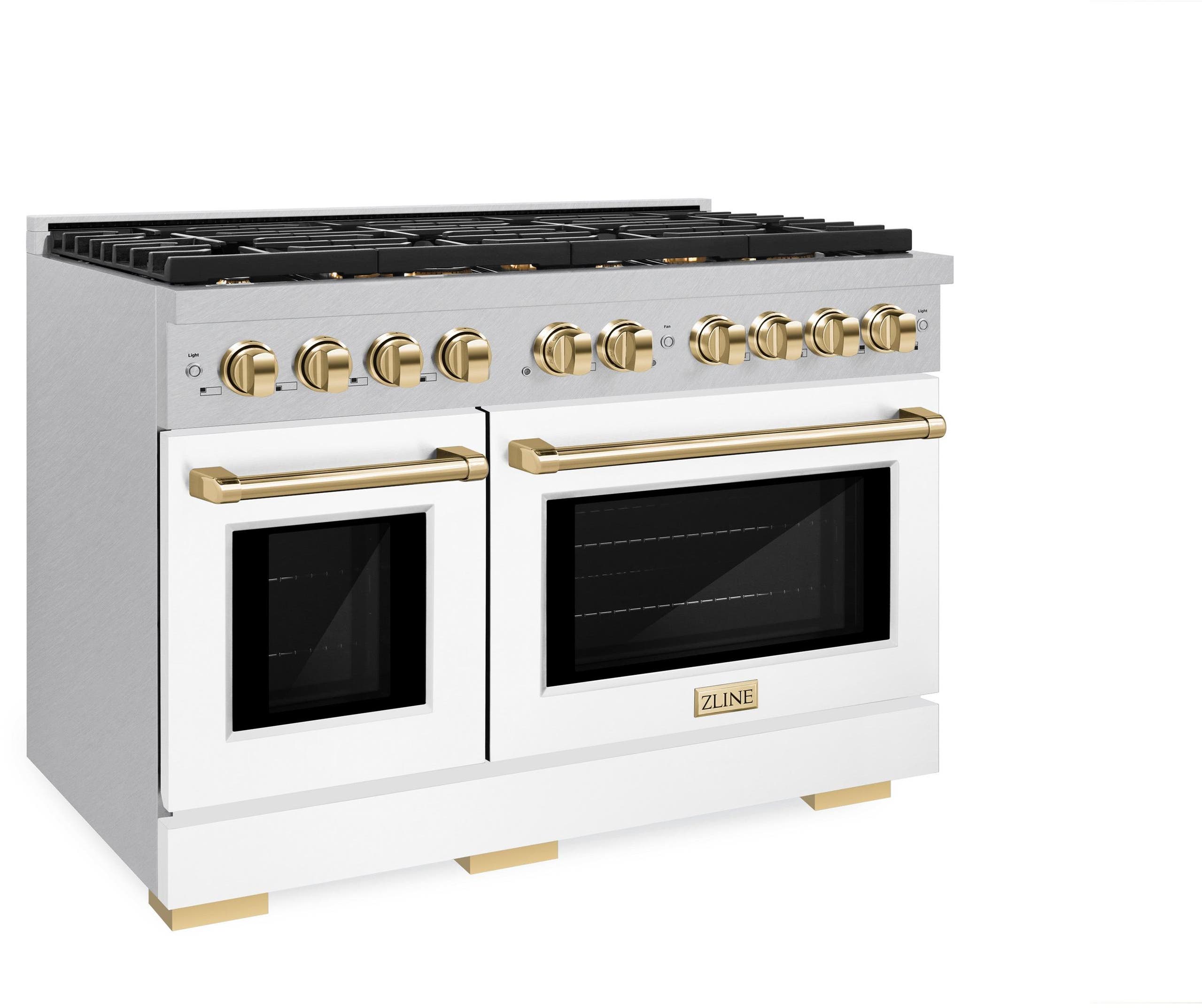 Zline SDRSZWM48G DuraSnow Stainless Steel With White Matte Door And...