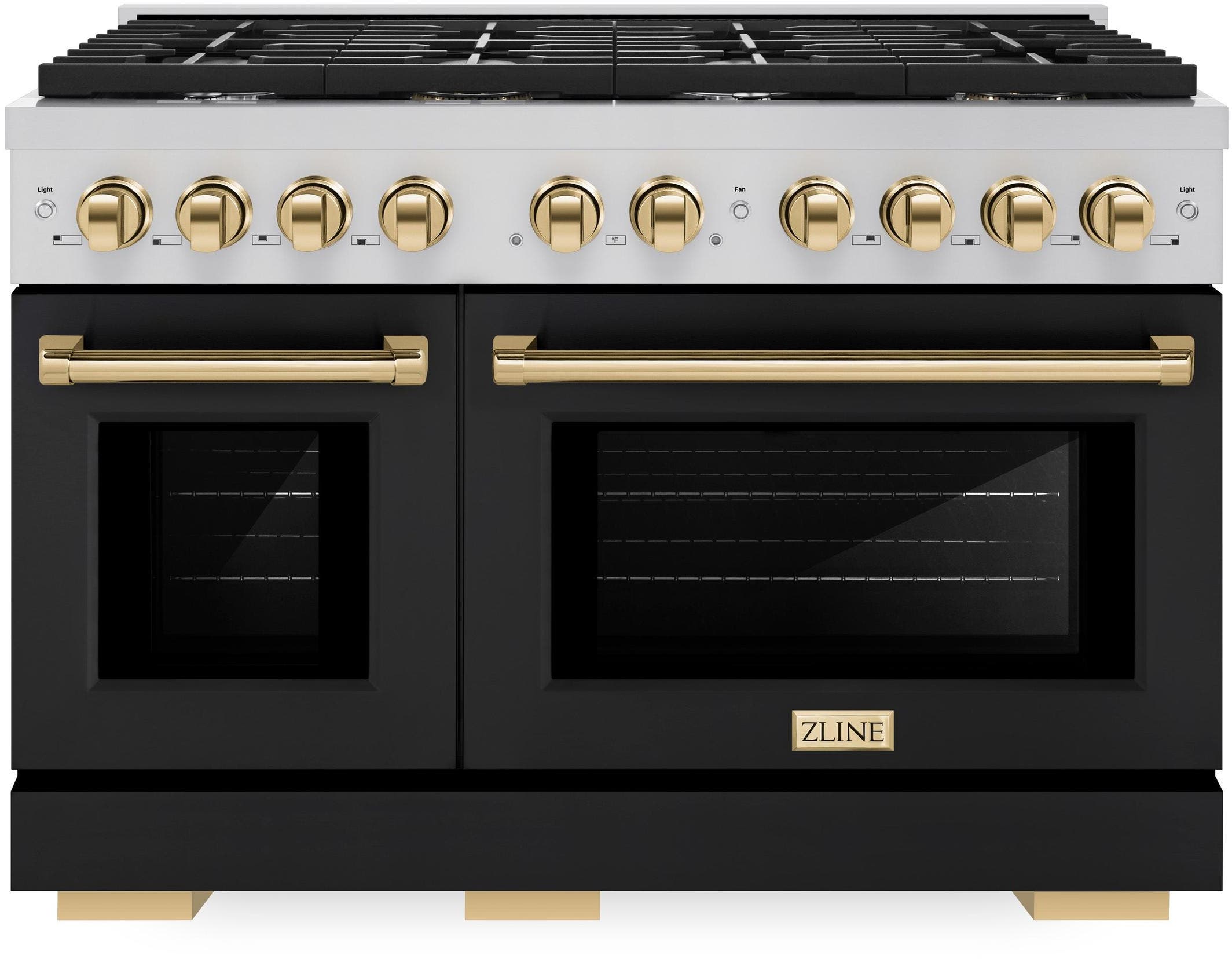 Zline SDRZBLM48G Stainless Steel With Black Matte Door And Polished...