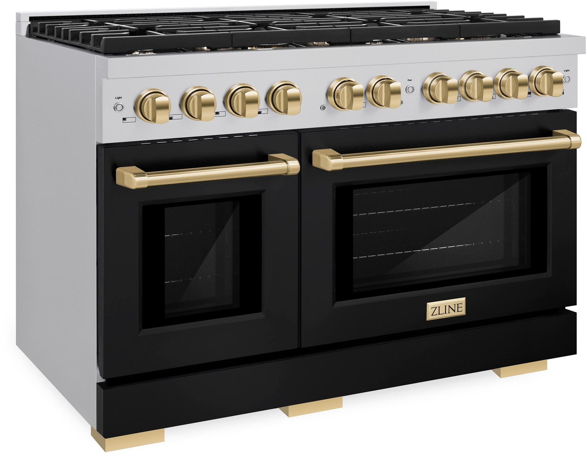 Zline SDRZBLM48G Stainless Steel With Black Matte Door And Polished...