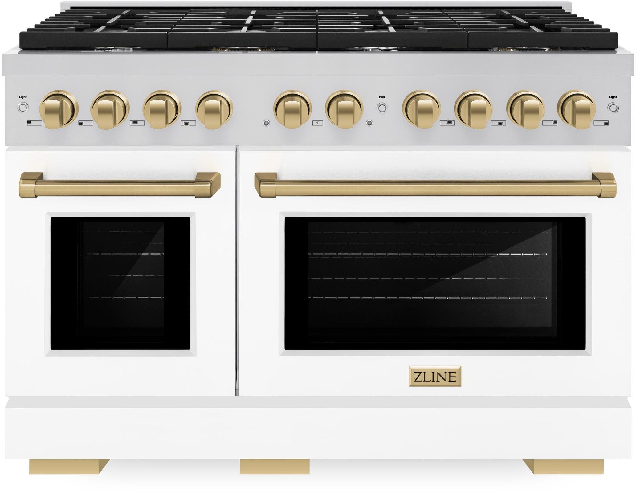 Zline SDRZWM48CB Stainless Steel With White Matte Door And Champagn...