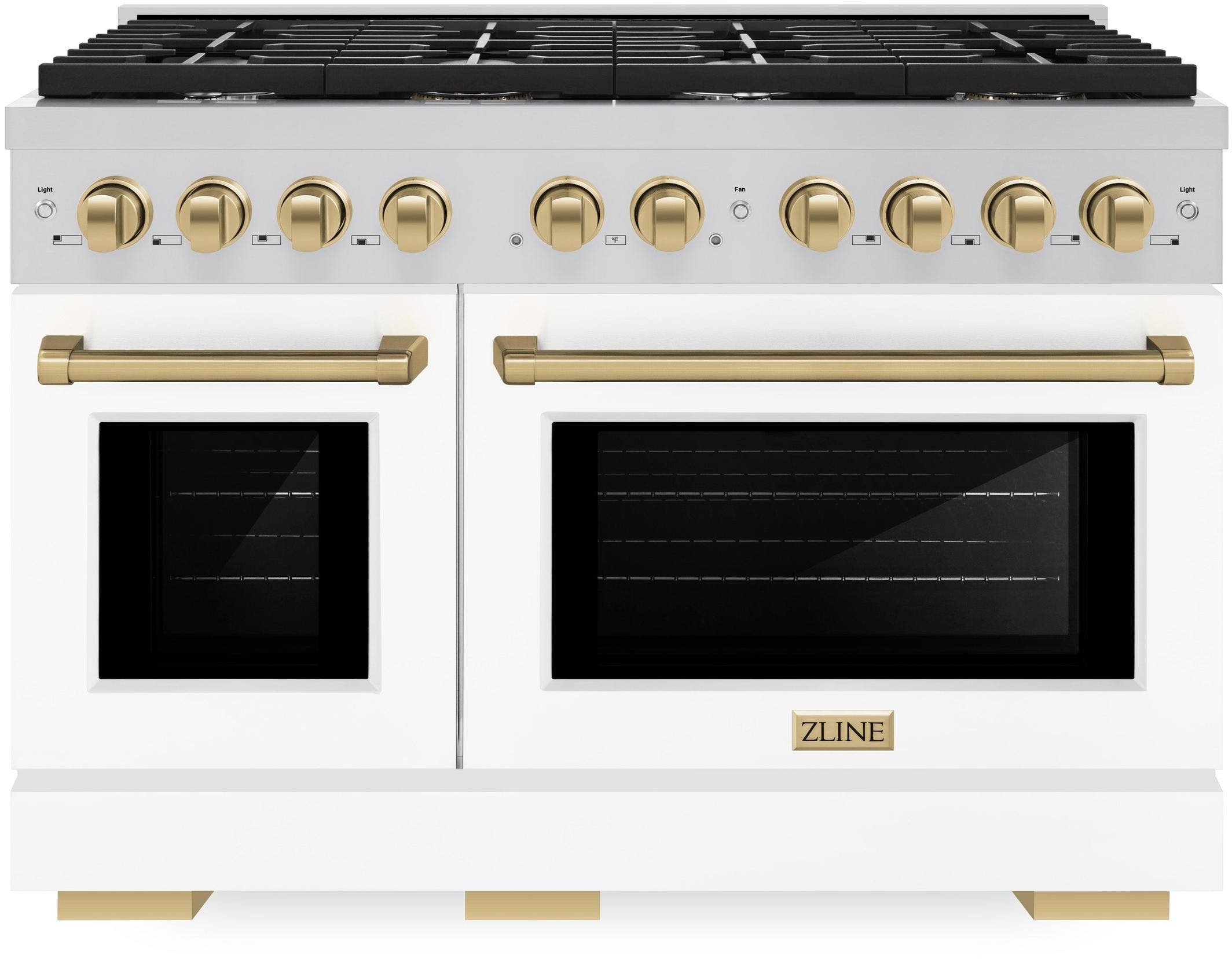 Zline SDRZWM48CB Stainless Steel With White Matte Door And Champagn...