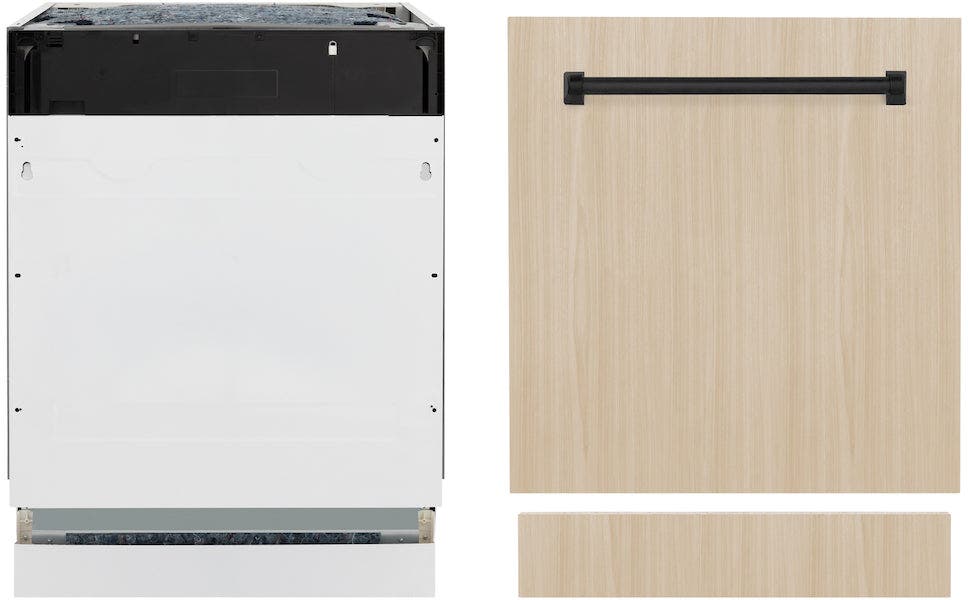 Zline DWVZ24MB Panel Ready With Matte Black Handle
