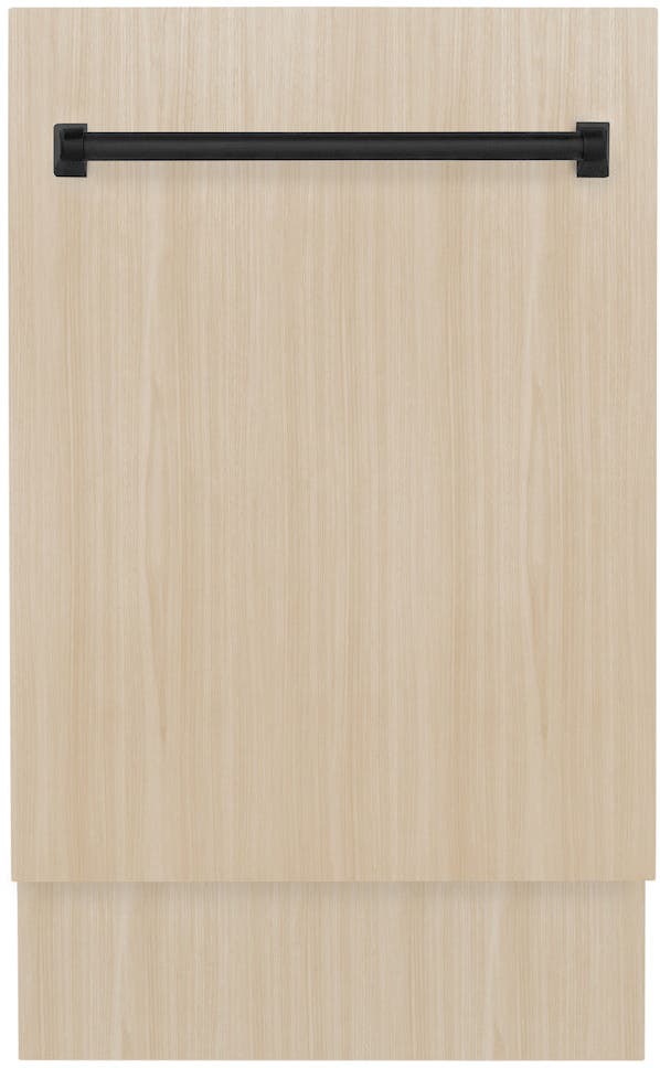 Zline DWVZ18MB Panel Ready With Matte Black Handle