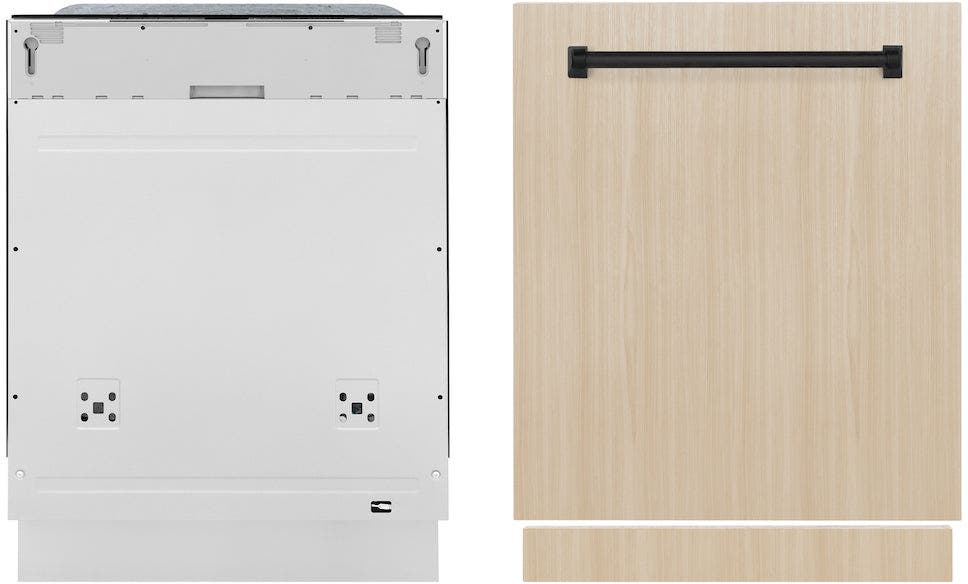 Zline DWMTZ24MB Panel Ready With Matte Black Handle