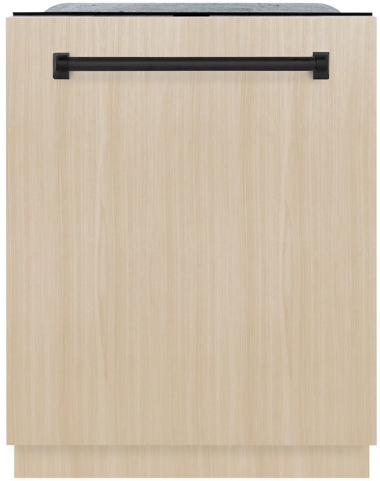 Zline DWMTZ24MB Panel Ready With Matte Black Handle