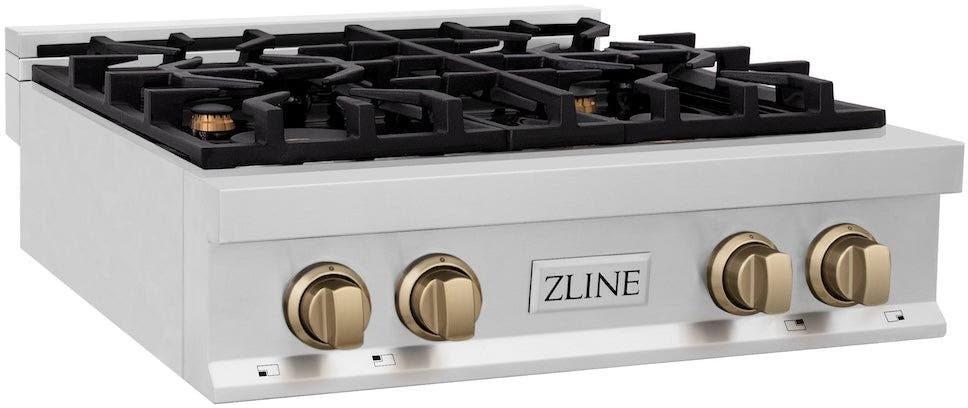 Zline RTZ30CB Stainless Steel And Champagne Bronze Accents