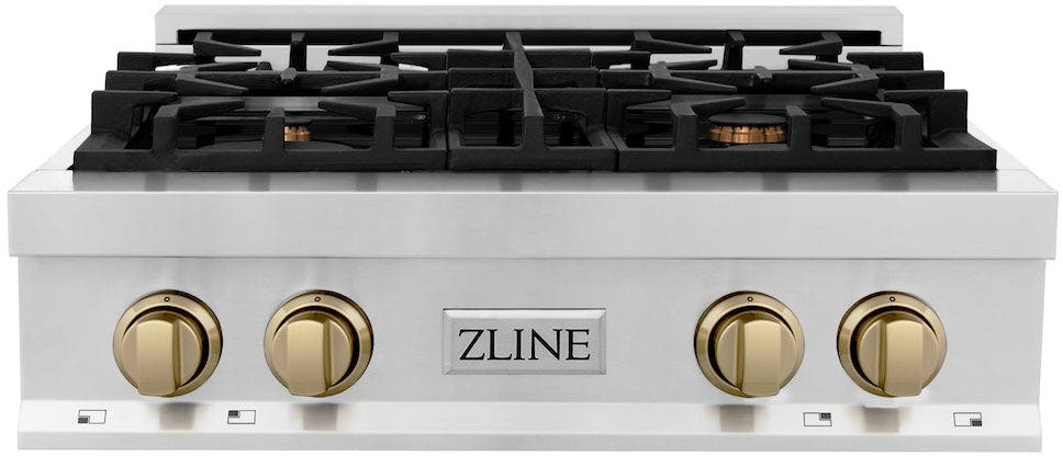 Zline RTZ30CB Stainless Steel And Champagne Bronze Accents