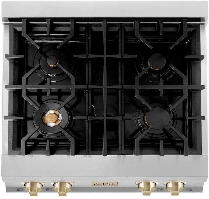 Zline RTZ30G Stainless Steel And Gold Accents