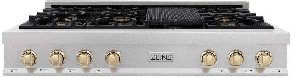 Zline RTSZ48G Durasnow Stainless Steel And Gold Accents