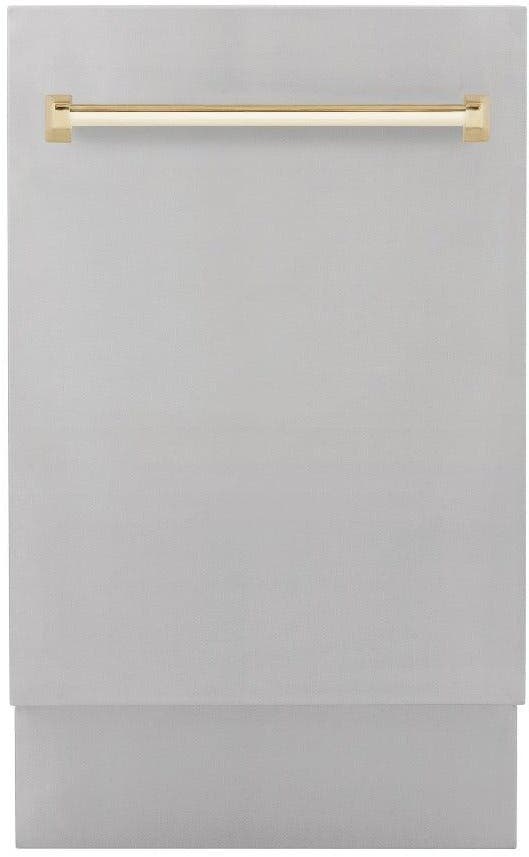 Zline DWVZ30418G Stainless Steel With Gold Handle, 51dba