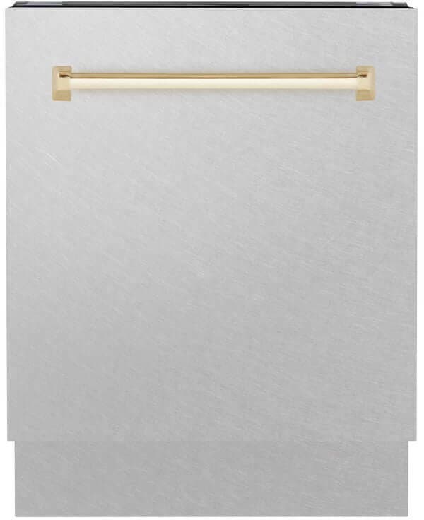 Zline DWVZSN24G Durasnow Stainless Steel With Gold Handle, 51dba