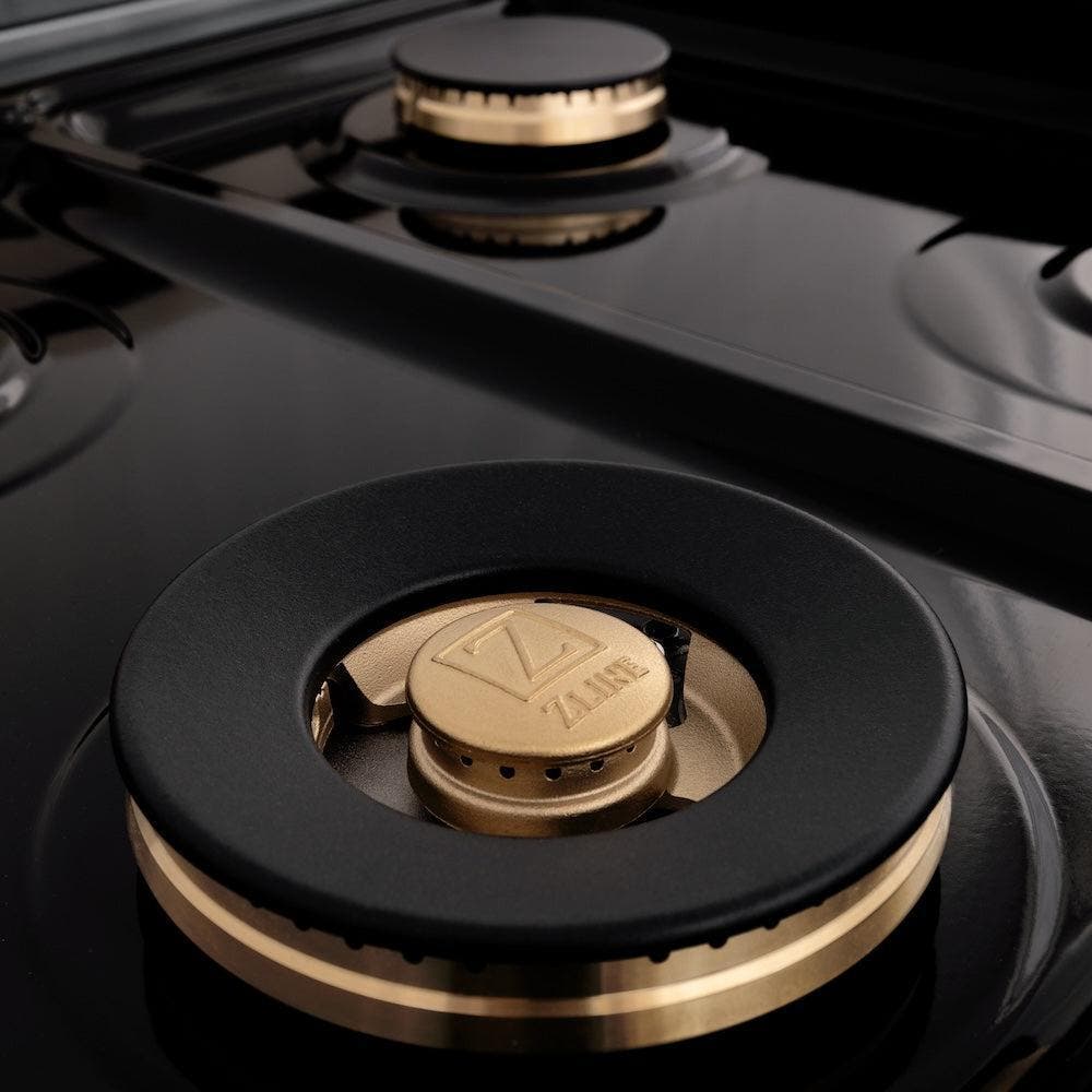 Zline RTBRGR48 Stainless Steel With Griddle, Brass Burners